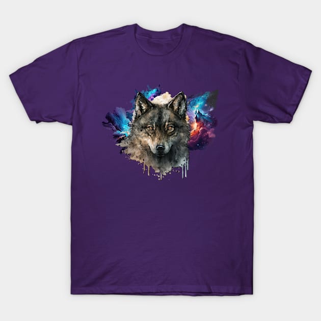 Ethereal Wolf T-Shirt by letnothingstopyou